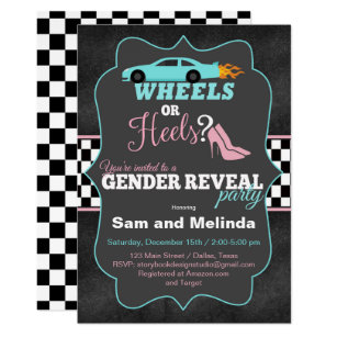 Gender Demonstrate Invites Zazzle.ca image regarding Free Printable Gender Reveal Invitations named Gender Describe Invites Zazzle.ca